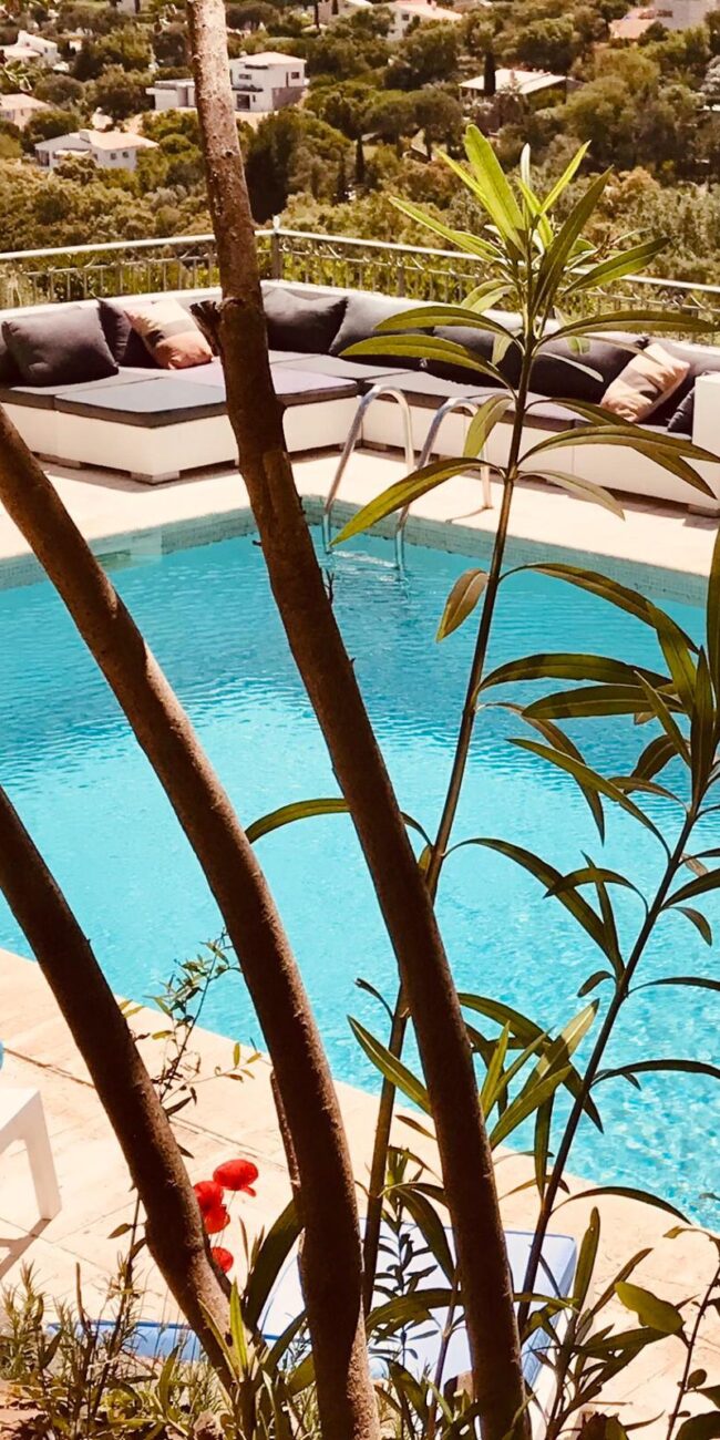 vue piscine HIRONDELLES